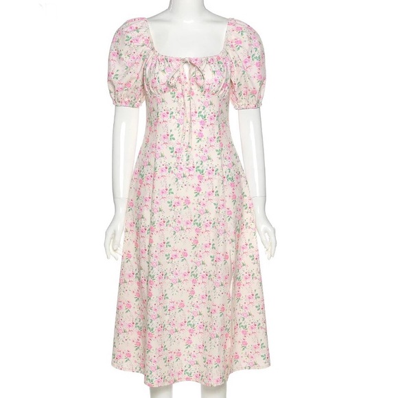 Floral Midi Dress - Picture 14 of 16